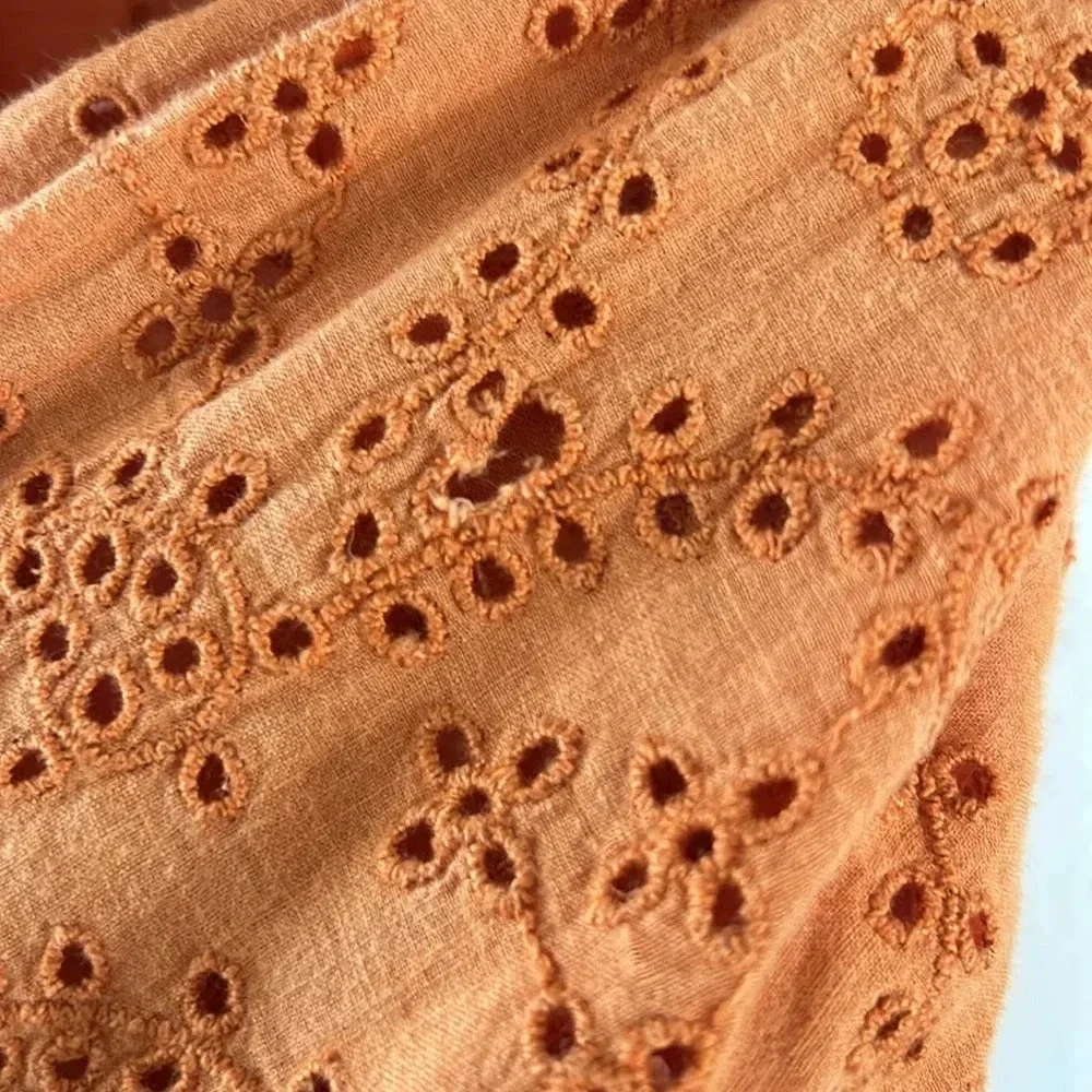 THE GREAT eyelet ruffle top - Picture 9 of 10